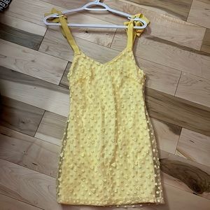 Yellow summer dress